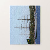 Tall Ship Cisne Branco Foto Legpuzzel (Verticaal)
