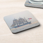 Tall Ship, Clipper ship, Sail, US Coast Guard Drankjes Onderzetter (Linkerzijde)