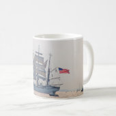 Tall Ship, Clipper ship, Sail, US Coast Guard Koffiemok (Voorkant rechts)