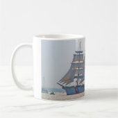 Tall Ship, Clipper ship, Sail, US Coast Guard Koffiemok (Links)