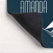 Tall Ship & Clouds Nautical Muismat (Hoek)