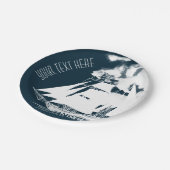 Tall Ship & Clouds Nautical Papieren Bordje (Gekanteld)