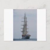 Tall Ship die het open Zee ingaat Briefkaart (Voorkant)