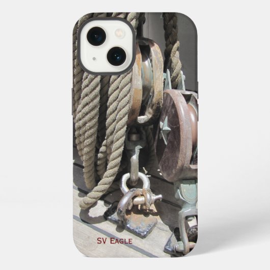 Tall Ship Eagle Block & Tackle iPhone Hoesje iPhone 13 Hoesje (Achterkant)