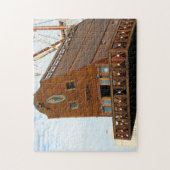 Tall Ship El Galeón Close-up foto Legpuzzel (Verticaal)