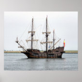 Tall Ship El Galeon Poster (Voorkant)