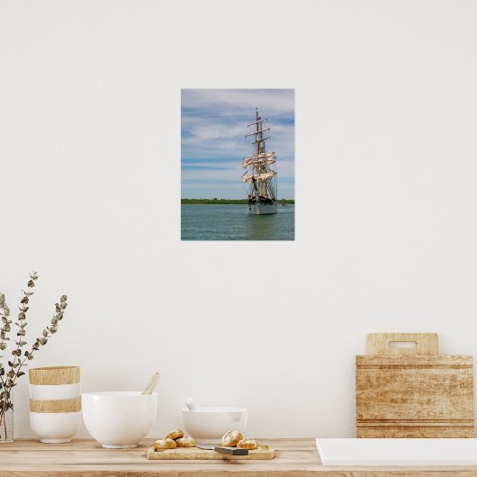 Tall Ship Elissa Poster (Keuken)