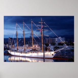 Tall Ship Esmeralda Poster