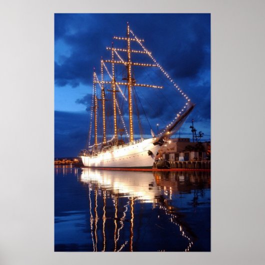 Tall Ship Esmeralda Poster (Voorkant)