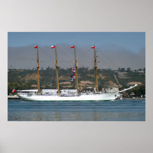 Tall Ship Esmeralda Poster