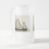 Tall Ship Frosted Beer Mok (Voorkant links)