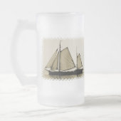 Tall Ship Frosted Beer Mok (Links)