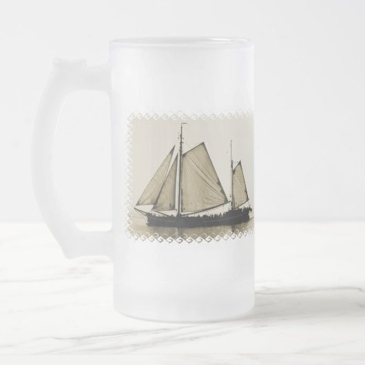 Tall Ship Frosted Beer Mok (Links)