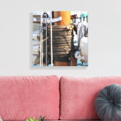 Tall Ship Gaff Rigging Canvas Afdruk (Insitu (Woonkamer))