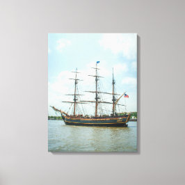 Tall Ship HMS Bounty Canvas Afdruk