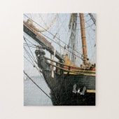 Tall Ship HMS Bounty Figurehead Foto Legpuzzel (Verticaal)
