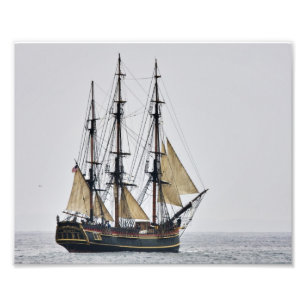 Tall Ship HMS Bounty Foto Afdruk