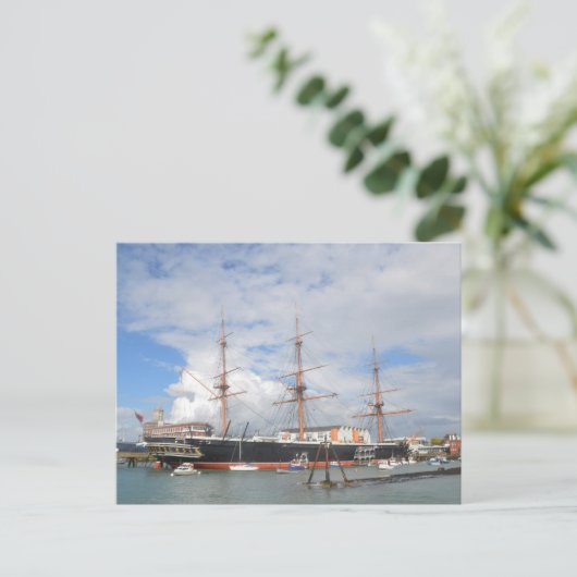 Tall Ship HMS Warrior Briefkaart (Staand voorkant)