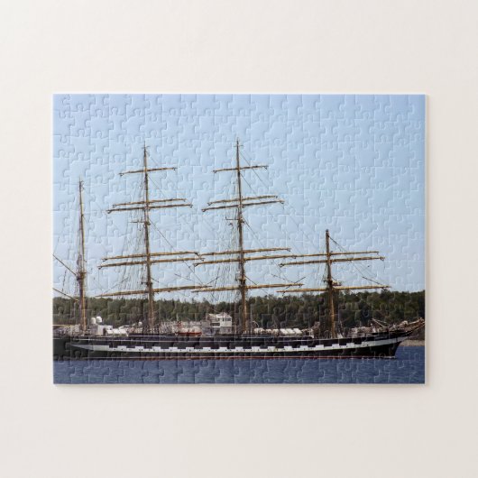 Tall Ship Kruzenshtern Foto Legpuzzel (Horizontaal)