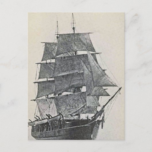Tall Ship Logo Briefkaart (Voorkant)