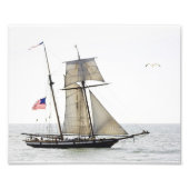 Tall Ship Lynx Foto Afdruk (Voorkant)