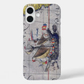 Tall Ship Map of the Pacific Ocean Case-Mate iPhone Case (Achterkant)