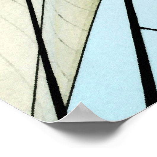 Tall Ship Mast & Sails Poster (Hoek)