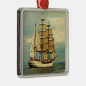 Tall Ship Metalen Ornament (Rechts)