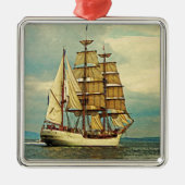 Tall Ship Metalen Ornament (Voorkant)