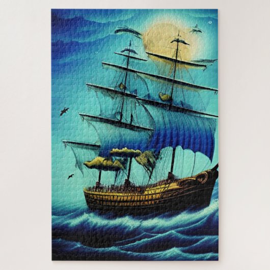 Tall Ship Nautical Legpuzzel (Verticaal)