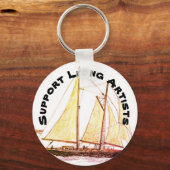 Tall Ship - Ondersteun levende artiesten Sleutelhanger (Voorkant)