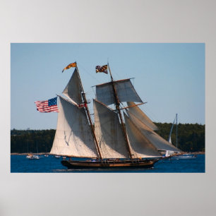 Tall Ship Pride of Baltimore Photo Poster