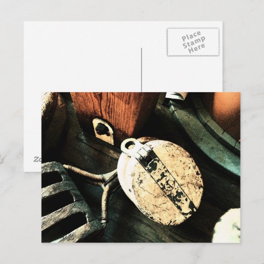  Tall Ship Pulleys Briefkaart (Voorkant / Achterkant)