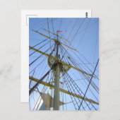 Tall Ship Rigging Briefkaart (Voorkant / Achterkant)