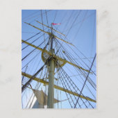 Tall Ship Rigging Briefkaart (Voorkant)