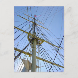 Tall Ship Rigging Briefkaart
