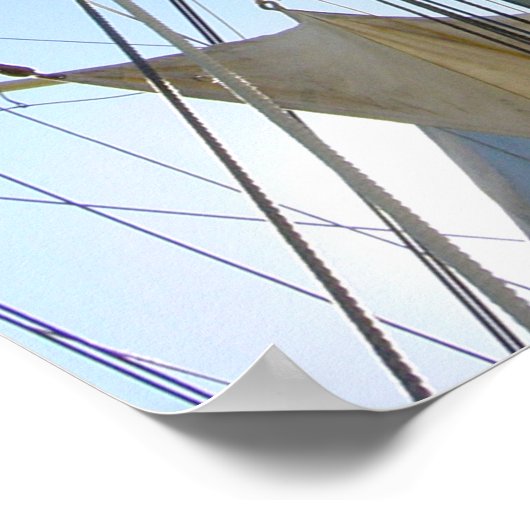 Tall Ship Rigging Poster (Hoek)