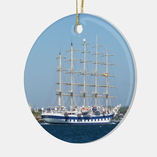 Tall Ship Royal Clipper Keramisch Ornament (Links)
