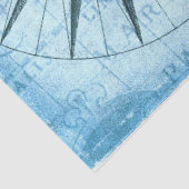 Tall Ship Sailboat Compass Roos Collage Decoupage Tissuepapier (Detail)