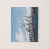 Tall Ship Sailing Out Harbour Legpuzzel (Verticaal)