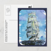 Tall Ship Series #4 Briefkaart (Voorkant / Achterkant)