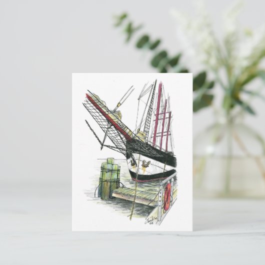 Tall Ship Series #5 Briefkaart (Staand voorkant)