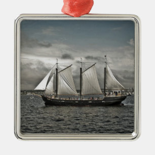 Tall Ship Silva Halifax Metalen Ornament