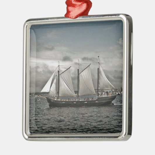 Tall Ship Silva Halifax Metalen Ornament (Links)
