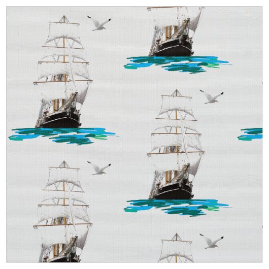 Tall Ship Stof (Swatch)