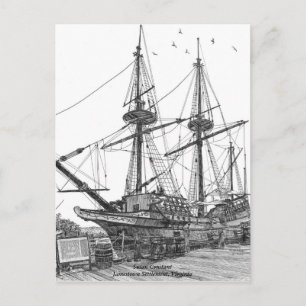 Tall Ship Susan Constant Briefkaart