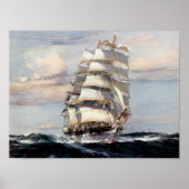Tall Ship Thessalius Poster (Voorkant)