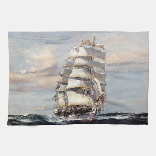 Tall Ship Thessalius Theedoek (Horizontaal)