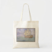 Tall Ship Waterverf Tote Bag (Voorkant)