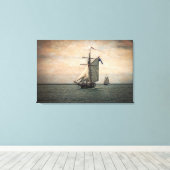 Tall Ships Festival Canvas Afdruk (Insitu (Houten vloer))